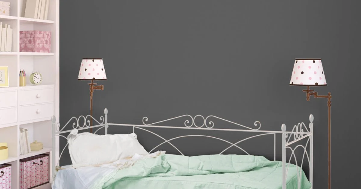 Letto Singolo con Struttura Coordinata in Ferro Made in Italy - Lillo