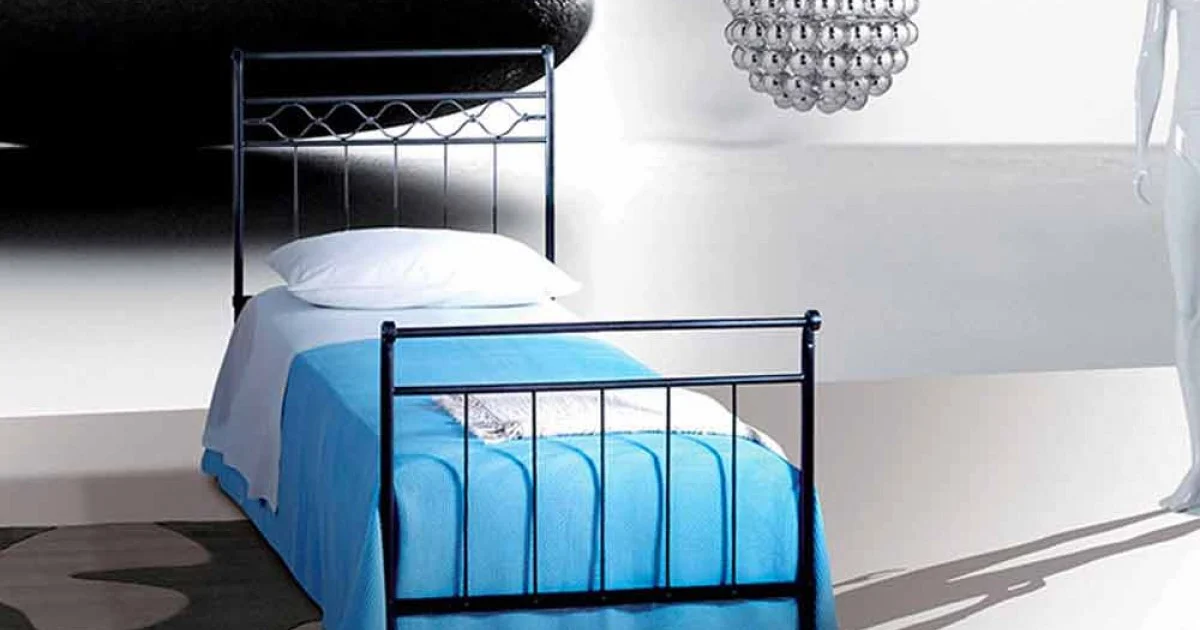 Letto Singolo in Ferro Battuto Efesto