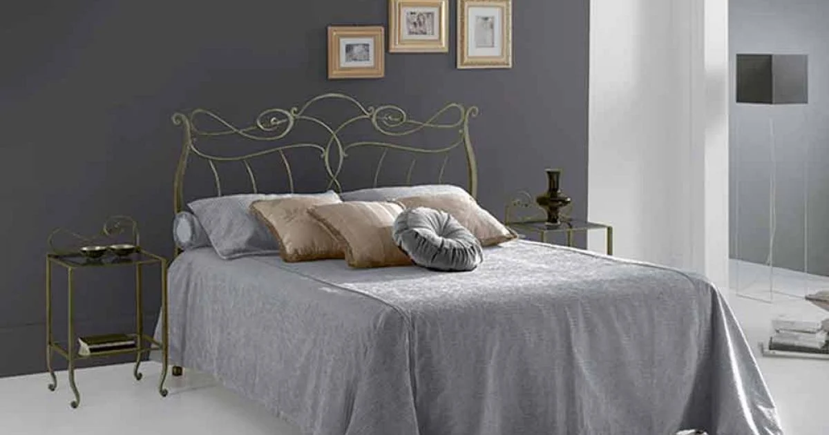 Letto Una Piazza e Mezzo in Ferro Battuto Venere