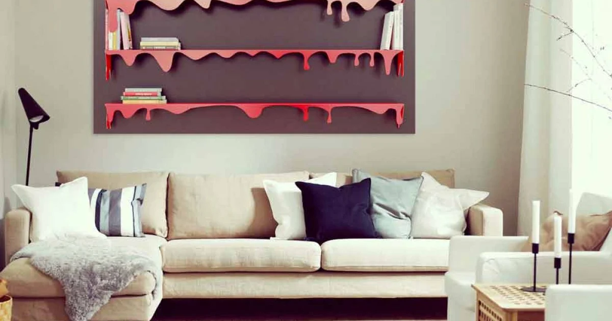 Libreria design italiano Kolata 186x86 (3 Ripiani) Made in Italy, Mabele