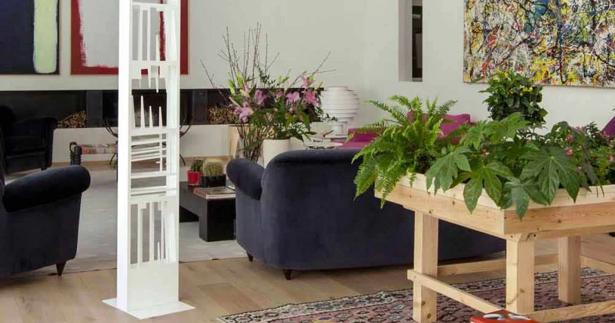 Libreria Moderna da Terra con Scaffali in Metallo Bianco Made in Italy – Bolivia