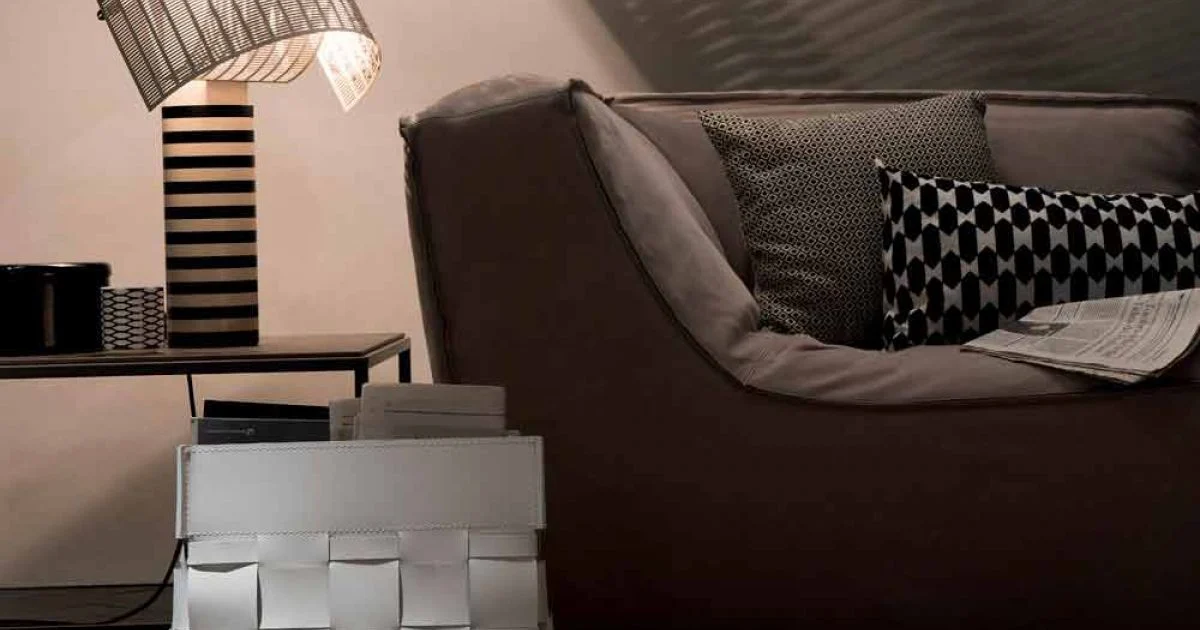 Lory portariviste da terra di design un cuoio, made in Italy