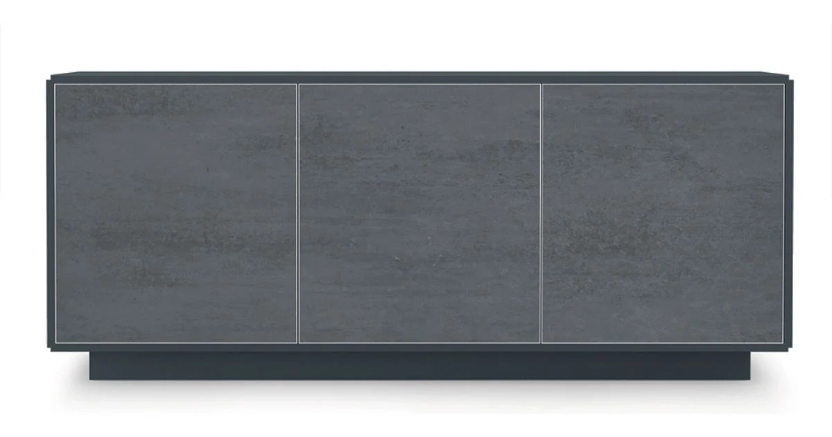 Madia con Ante in Laminato HPL Effetto Pietra Made in Italy - Fiorenza