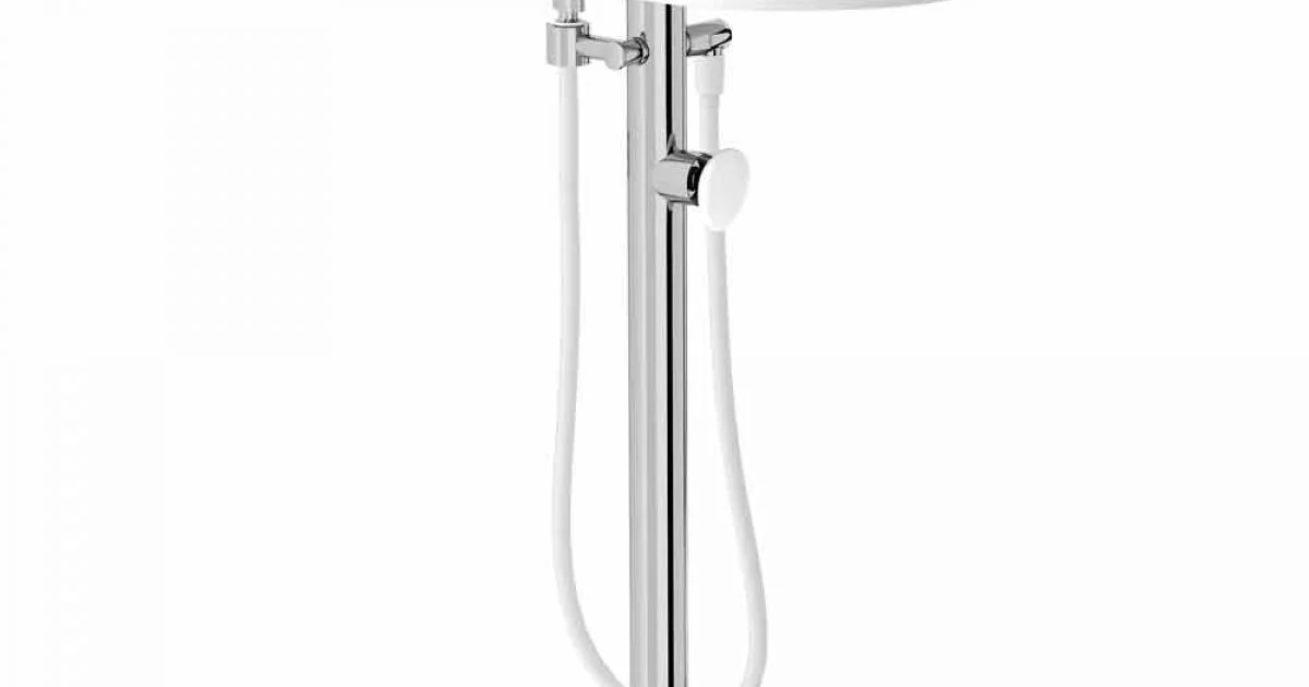 Miscelatore per Bordo Vasca a Pavimento Moderno Made in Italy - Palimio