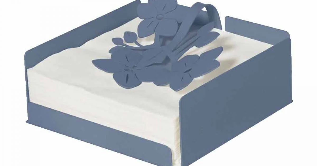 Portatovaglioli Floreale Moderno in Ferro Pregiato Made in Italy – Marken
