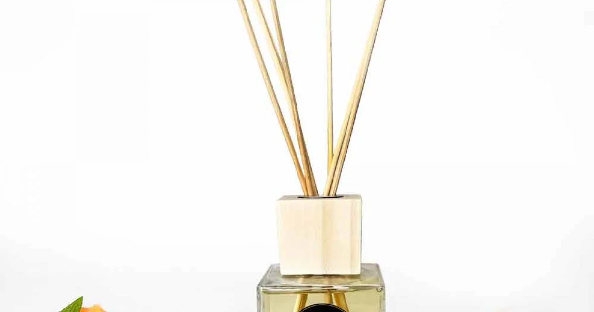 Profumatore Ambiente Acqua Marina 200 ml con Bastoncini - Essenzadiportofino