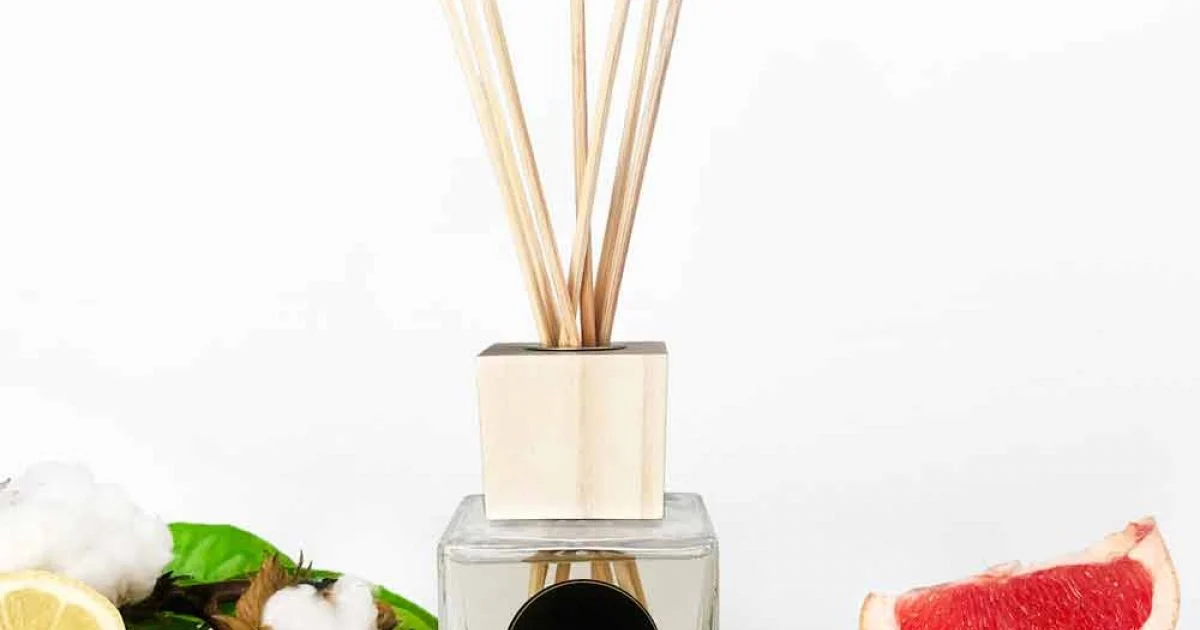 Profumatore Ambiente Cotone e Canapa 200 ml con Bastoncini - Acquadipositano