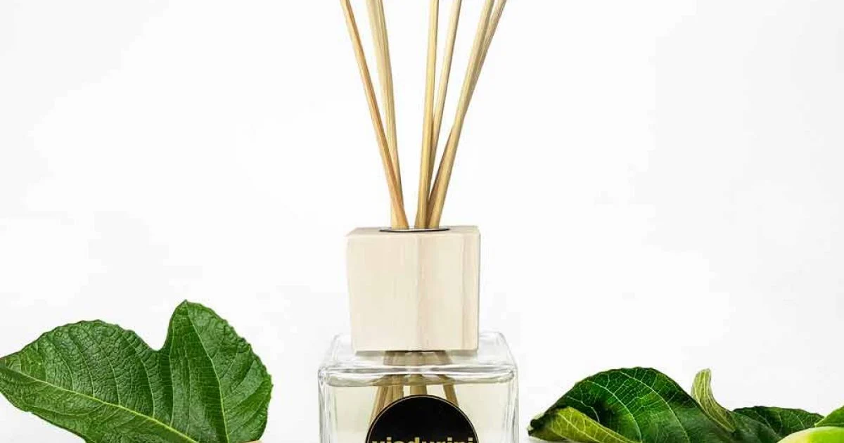 Profumatore Ambiente Fragranza Bamboo Lime 200 ml con Bastoncini - Ariadicapri