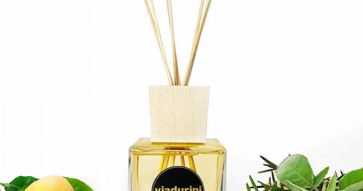 Profumatore Ambiente Fragranza Bergamotto 500 ml con Bastoncini - Ladolcesicilia