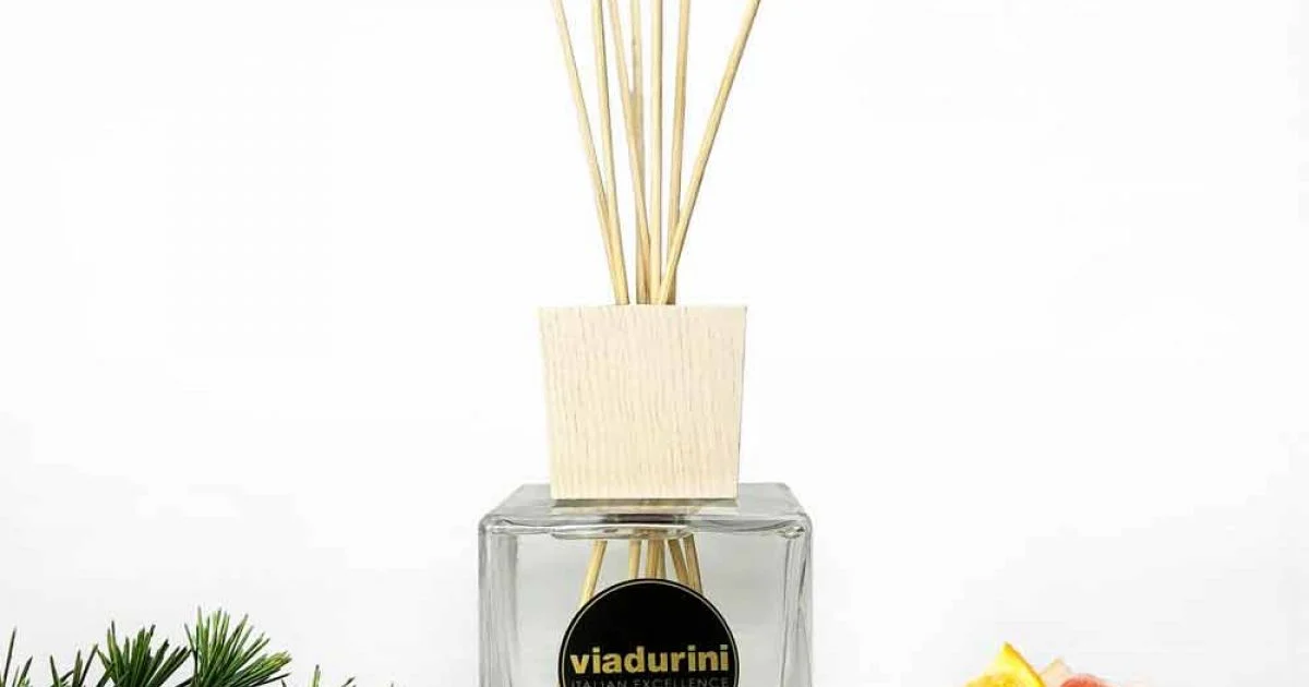 Profumatore Ambiente Lino Bianco 500 ml con Bastoncini - Cuoredifirenze