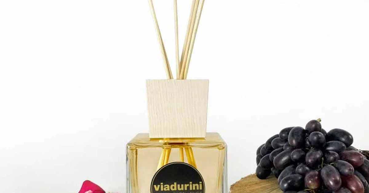 Profumatore Ambiente Vino Rosso 500 ml con Bastoncini - Rossodelchianti