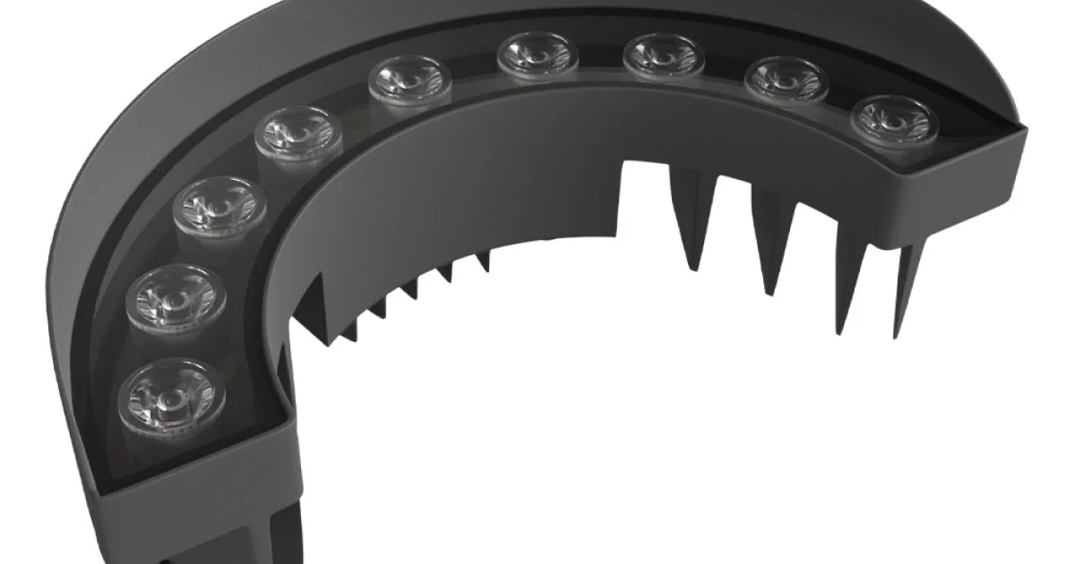 Proiettore Led 9W da Esterno in Alluminio Finitura Nero Opaco - Tudor