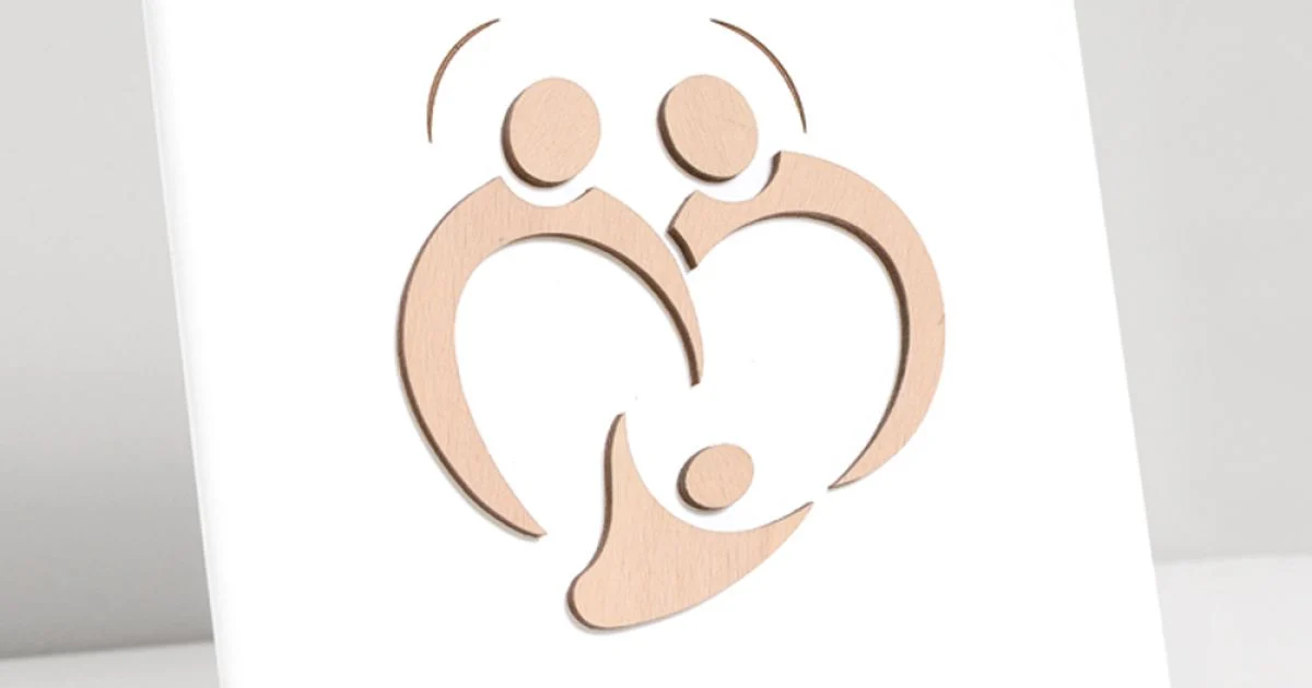 Quadretto della Sacra Famiglia con Incisione Laser Made in Italy - Zuleika