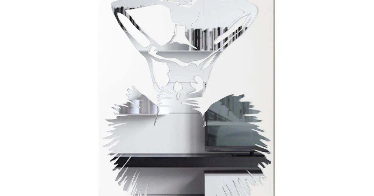 Quadro con Decoro a Specchio di Danzatrice Made in Italy - Evie