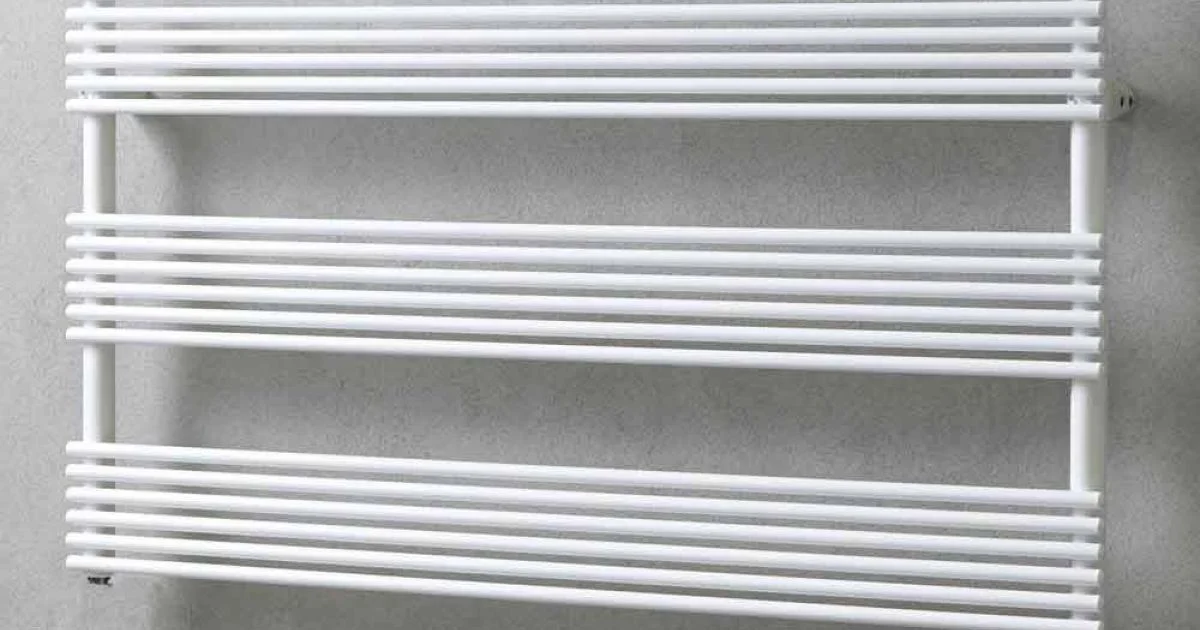 Radiatore Orizzontale Elettrico Design a Parete in Acciaio fino a 700 W - Nibbio