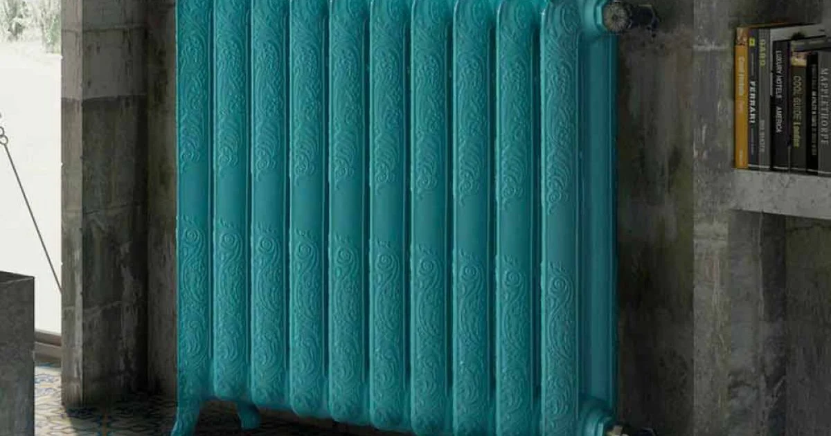 Radiatore termoarredo idraulico in ghisa decorato Tiffany Scirocco H