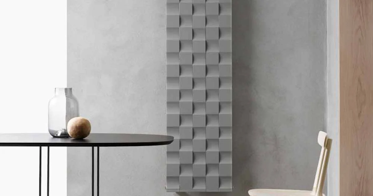 Radiatore Verticale Idraulico a Parete di Design Moderno fino 898 Watt - Air