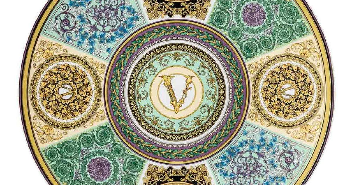 Rosenthal Versace Barocco Mosaic Piatto Segnaposto Diametro 33 cm - Mosaic