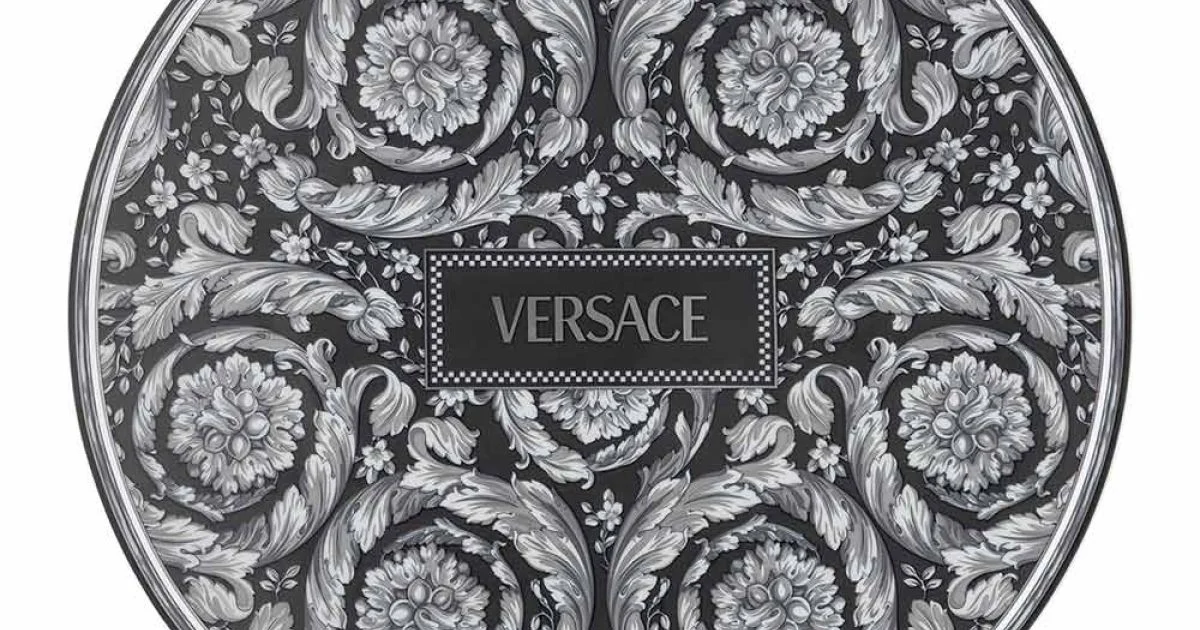 Rosenthal Versace Barocco Piatto Segnaposto Diametro 33 cm in Porcellana - Barocco
