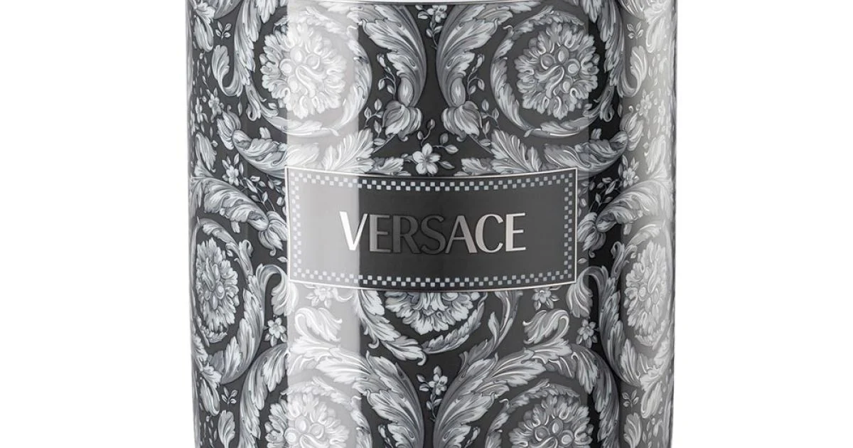 Rosenthal Versace Barocco Vaso in Porcellana con Colori Tono su Tono - Barocco