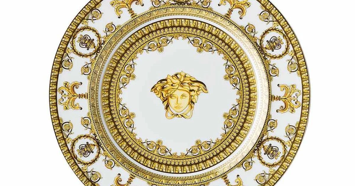 Rosenthal Versace I Love Baroque 4 Piatti Piani Diametro 18 cm - Baroque
