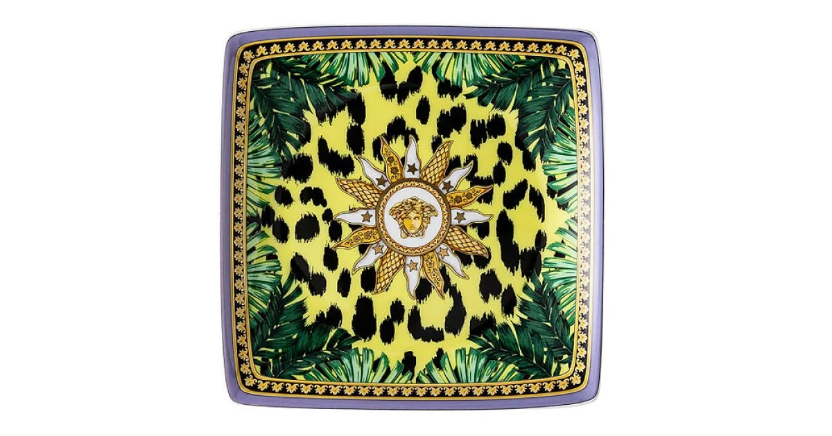 Rosenthal Versace Jungle Animalier 6 Coppette Quadre Piane - Animalier