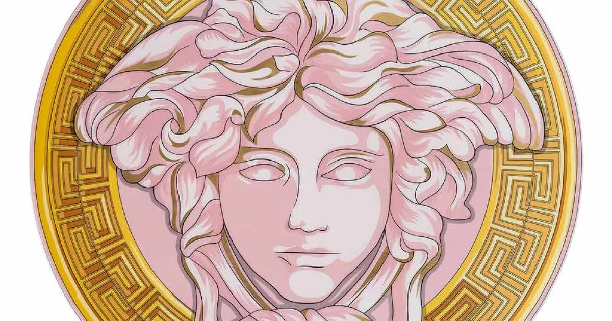 Rosenthal Versace Medusa Amplified Piatto Segnaposto Diametro 33 cm - Medusaamplifield