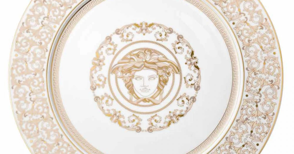 Rosenthal Versace Medusa Gala Piatto segnaposto 33cm in porcellana