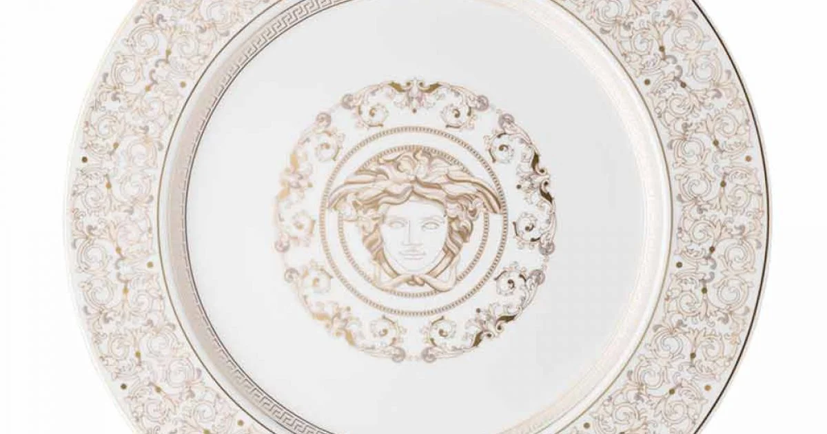 Rosenthal Versace Medusa Gala Piatto segnaposto di design porcellana
