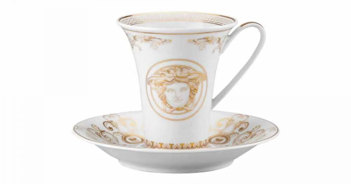 Rosenthal Versace Medusa Gala Tazza da caffè alta di design porcellana
