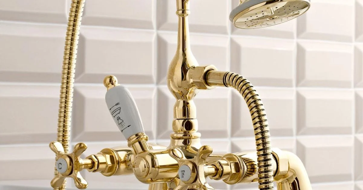 Rubinetteria Bordovasca in Ottone con Doccetta Stile Classico Lusso - Fioretta