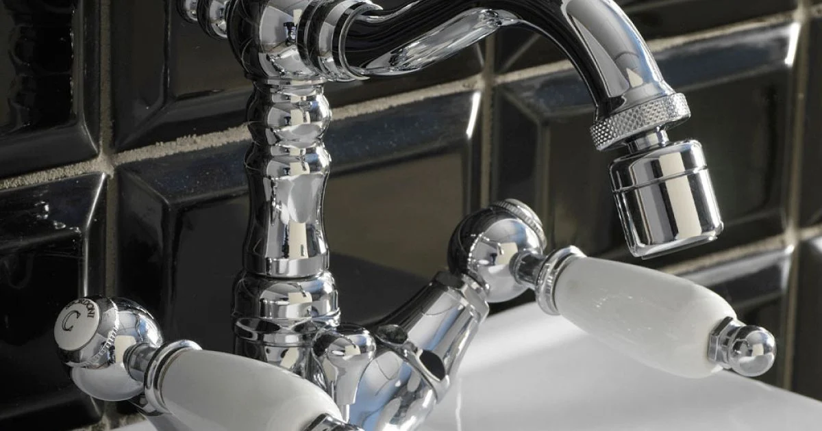 Rubinetto Bidet Monoforo Classico con Leve in Ottone Artigianale - Noriana