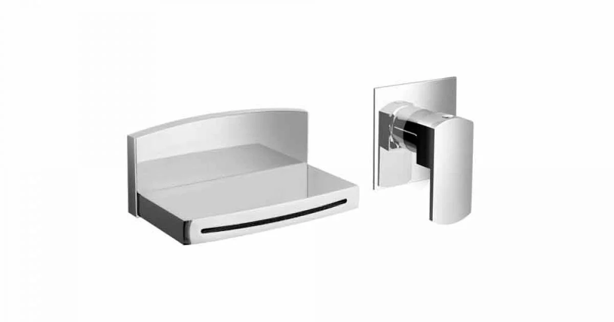 Rubinetto Miscelatore a Parete con Bocca a Cascata Made in Italy - Sika
