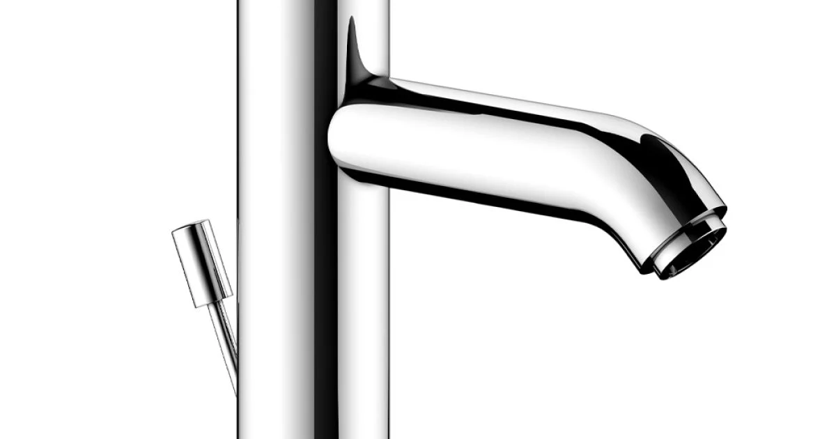 Rubinetto Miscelatore Monocomando Lavabo Ottone Design Rotondo - Antilio