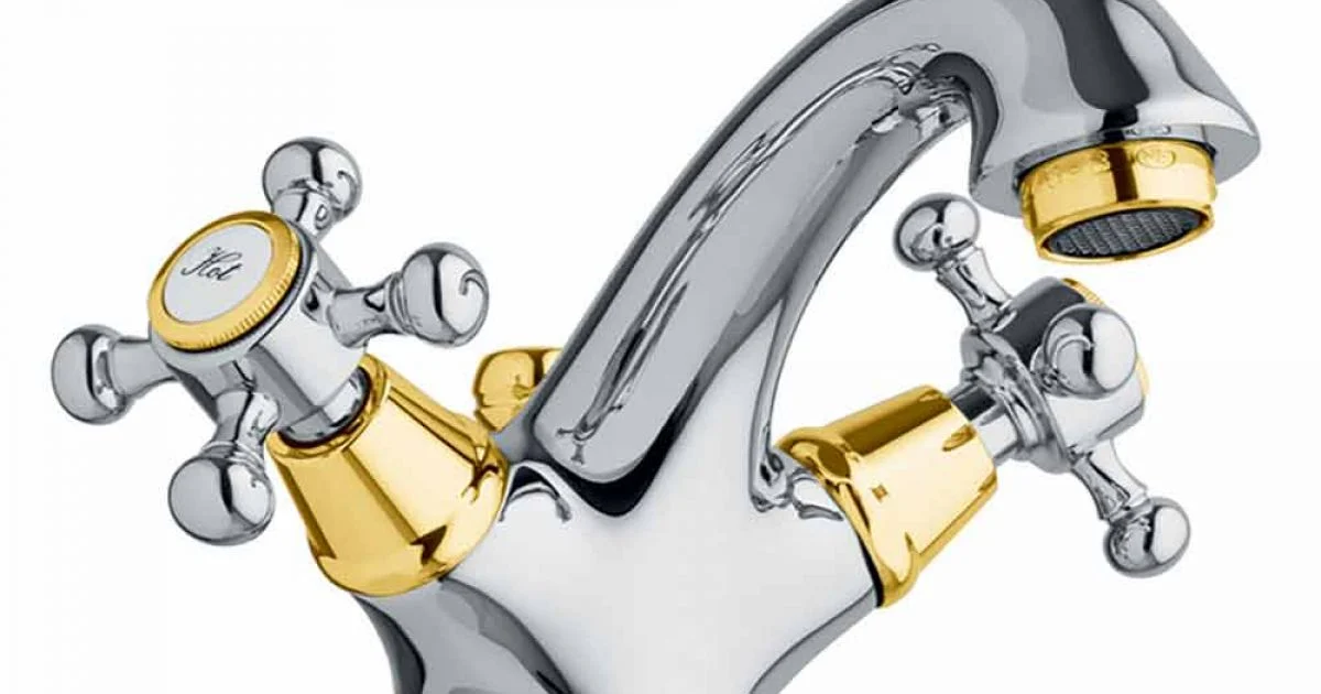Rubinetto Monoforo per Lavabo Bagno in Ottone con Scarico Made in Italy - Lisca