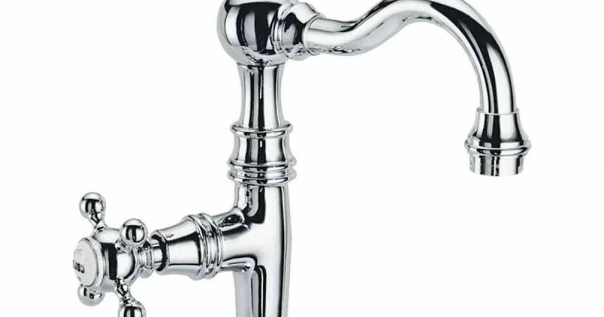 Rubinetto per Lavabo Bagno Monoacqua di Design in Ottone Made in Italy - Binsu