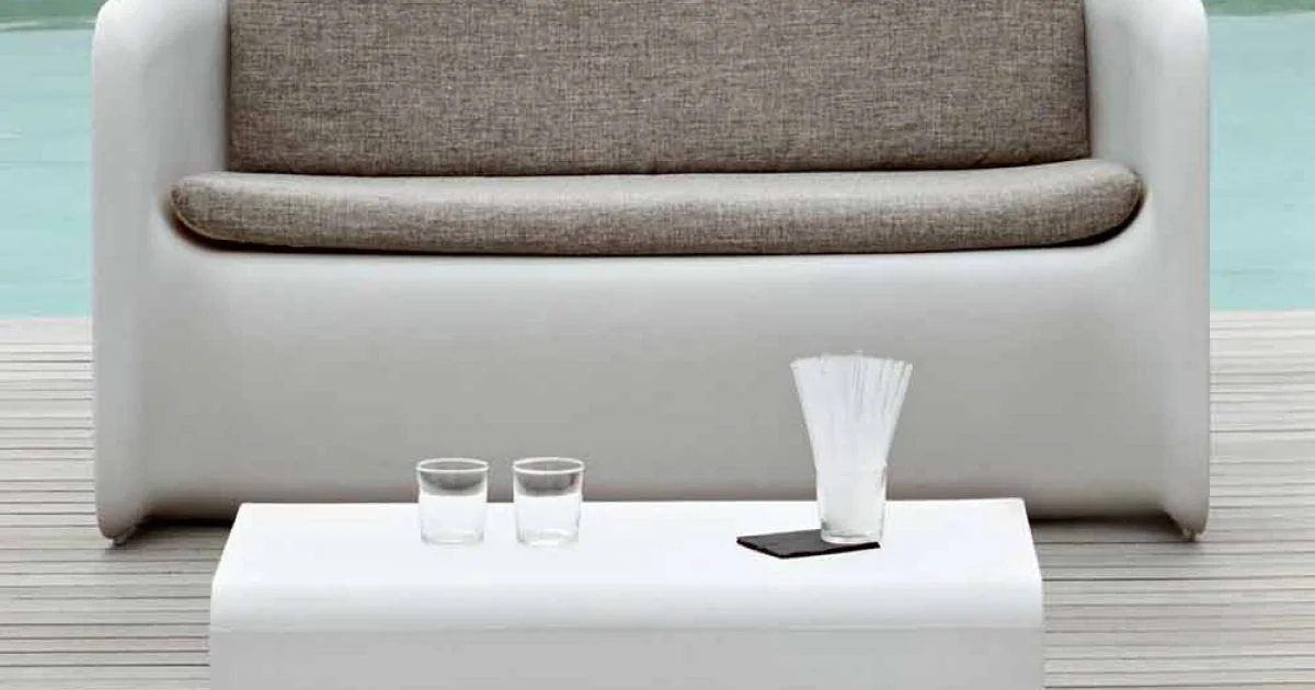 Salotto da Giardino di Design Made in Italy, Divano e Tavolino - Nova by Myyour