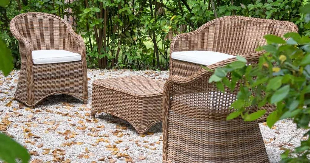 Salotto da Giardino in Alluminio e Intreccio in Polyrattan - Melina
