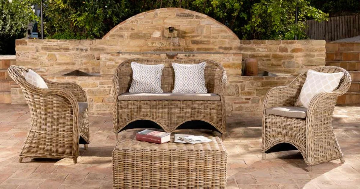 Salotto Outdoor in Kubù Grigio con Cuscini Seduta – Nazgul