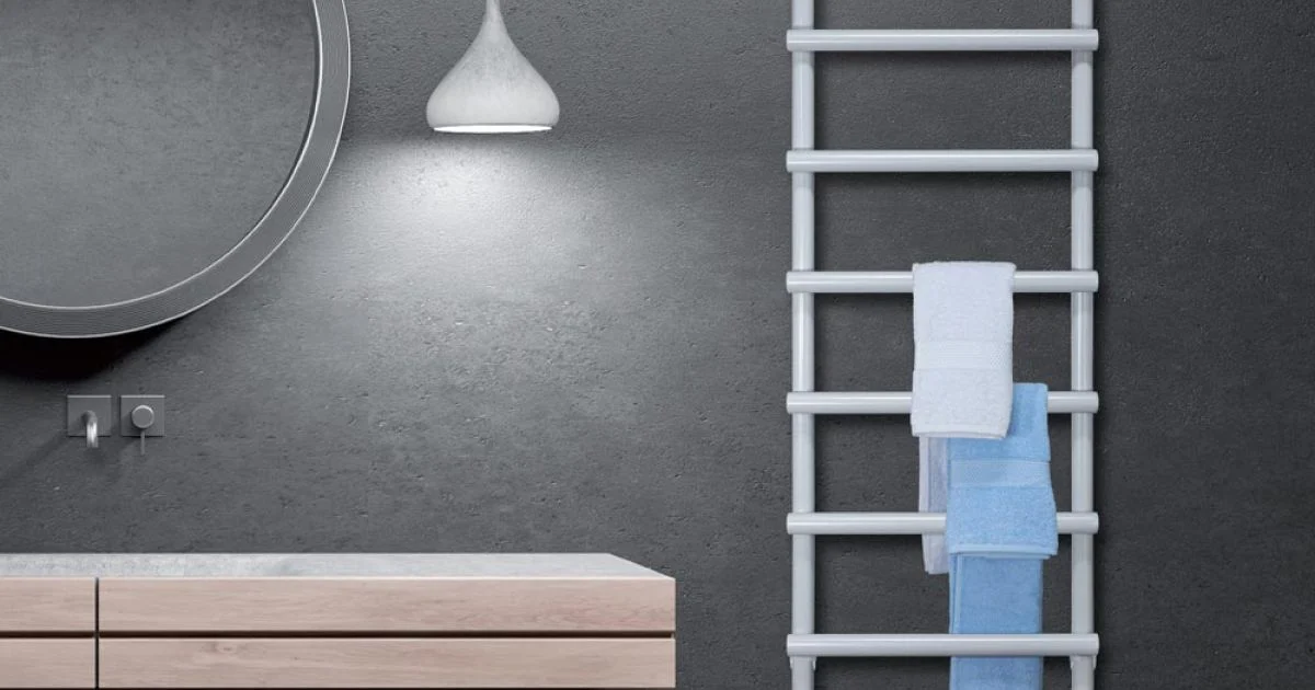 Scaldasalviette Elettrico con Elementi Circolari Made in Italy - Fragola