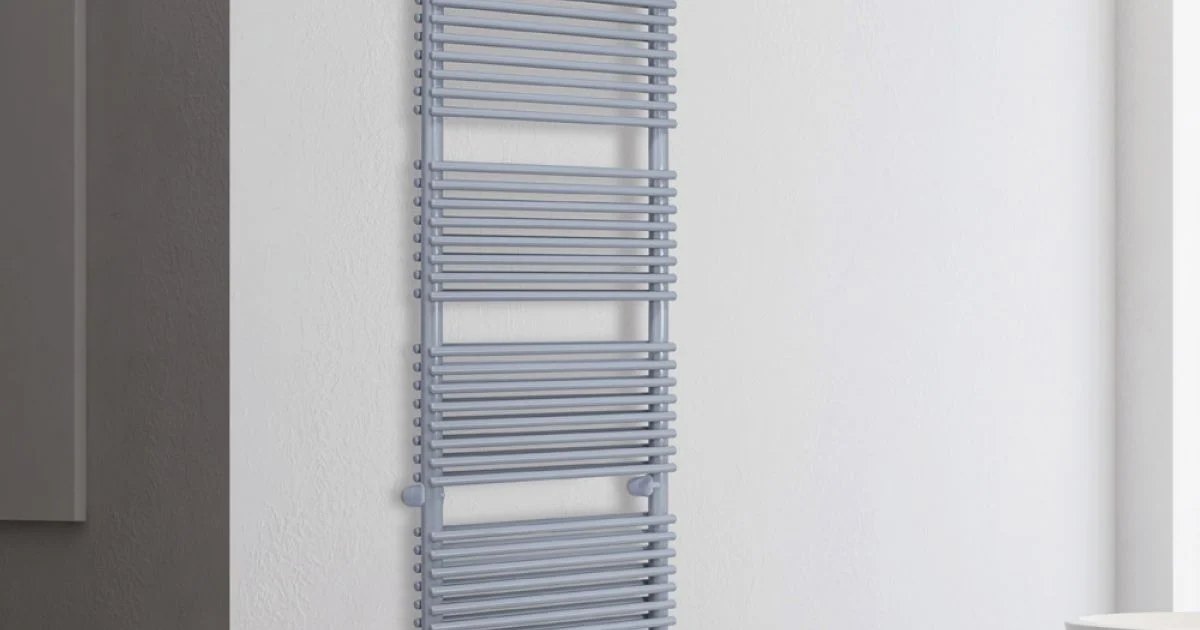 Scaldasalviette Elettrico in Acciaio Finitura Alluminio Made in Italy - Brioches