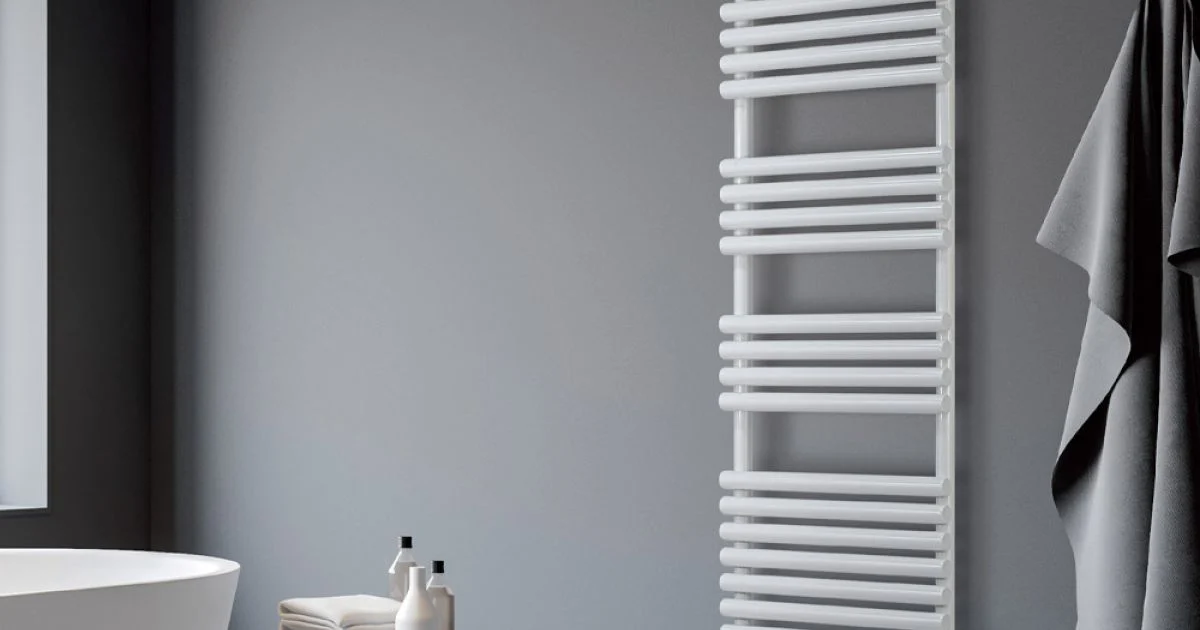 Scaldasalviette Elettrico in Acciaio Finitura Bianco Puro Made in Italy - Limone