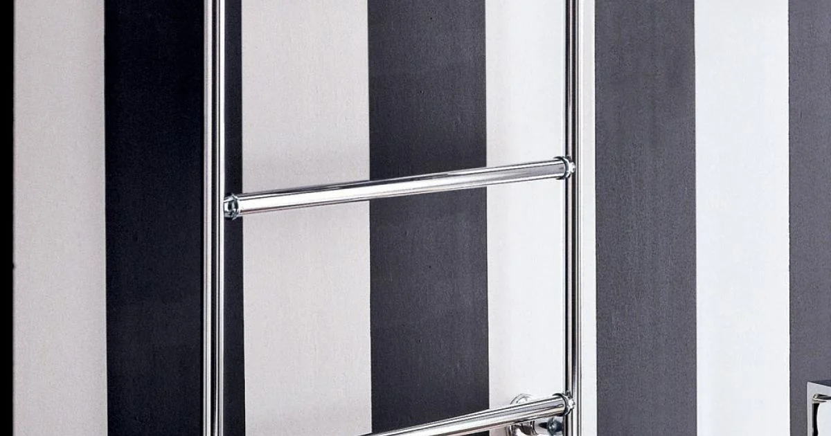 Scaldasalviette Idraulico in Acciaio Finitura Cromo Made in Italy - Gaia