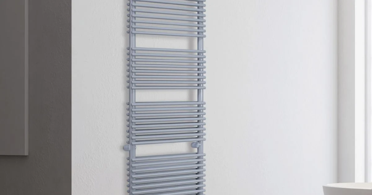 Scaldasalviette Misto in Acciaio Finitura Alluminio Made in Italy - Brioches