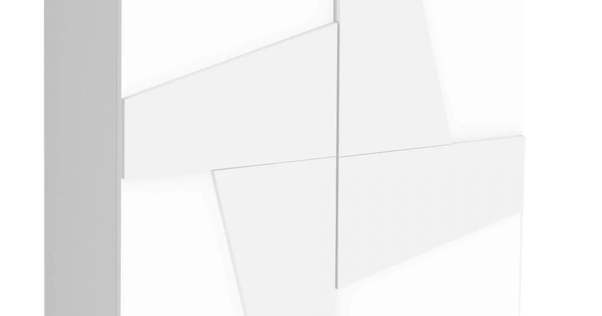 Scarpiera Alta o Bassa in Legno Sostenibile Design a 2 o 4 Ante - Fjona