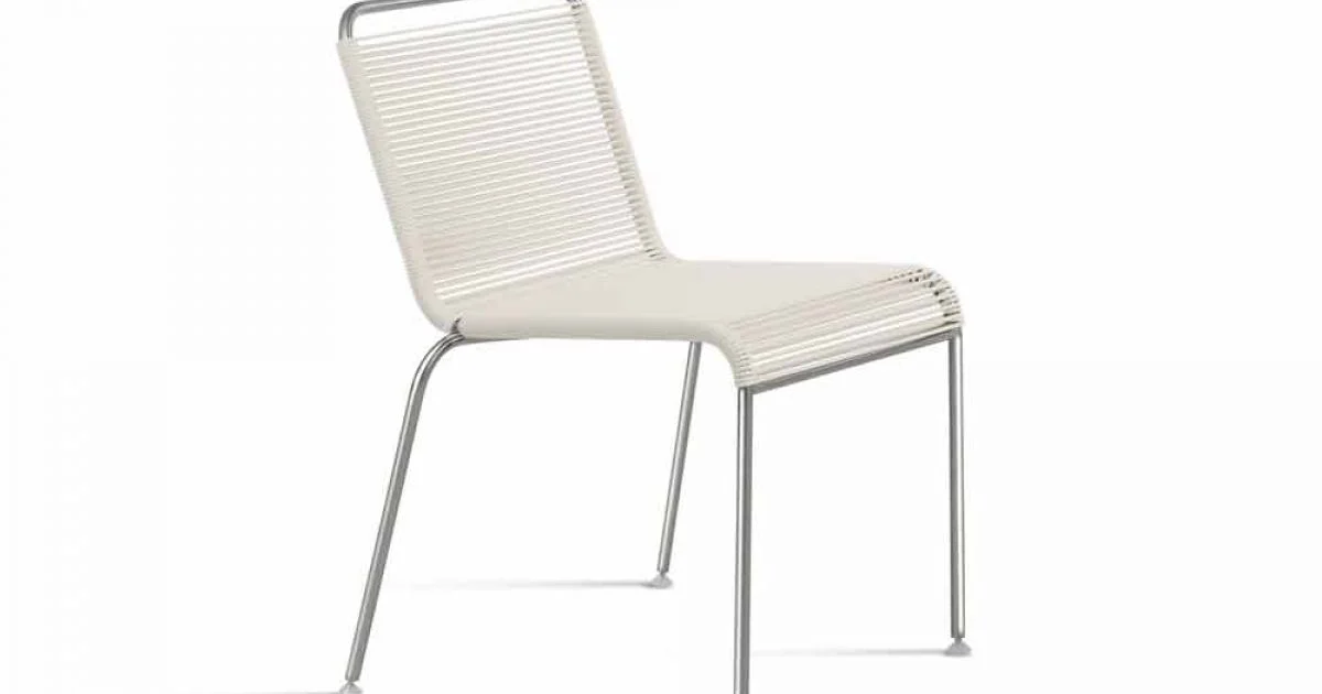 Sedia di Design da Esterno in Acciaio e PVC Made in Italy - Madagascar