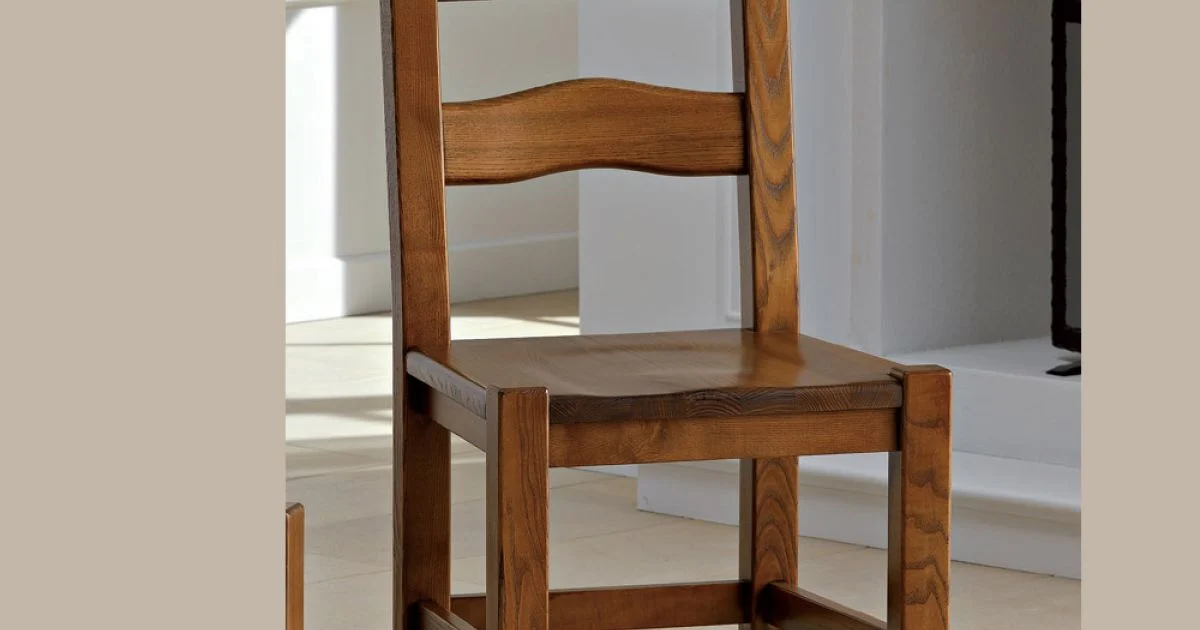 Sedia Classica Cucina in Legno Massello di Faggio Made in Italy - Lavinia
