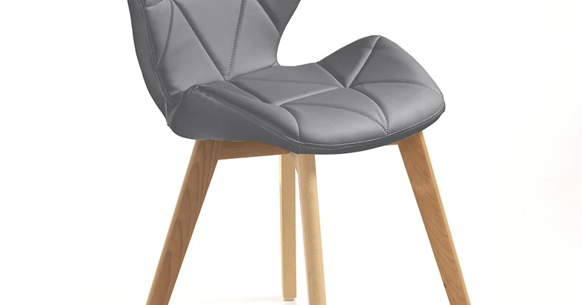 Sedia Cucina in Pelle Sintetica e Legno Massello 2 Pezzi - Fiorenzuola