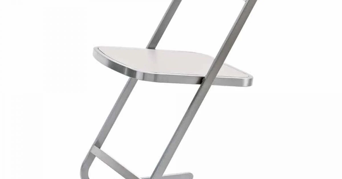 Sedia da Giardino Impilabile in Acciaio Design Moderno Made in Italy - Boston