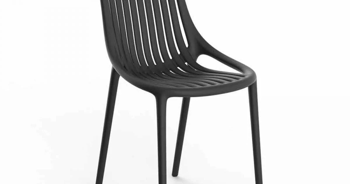 Sedia da Giardino in Plastica Colorata Impilabile 4 Pezzi - Ibiza by Vondom